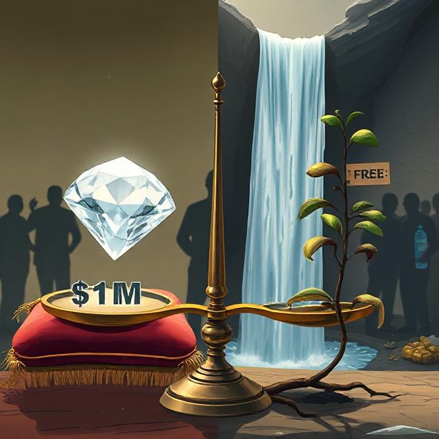 Paradox of Value: Why Water Is Cheap, Diamonds Aren’t