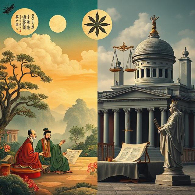 Moral Authority in Confucianism vs Social Contract Theory